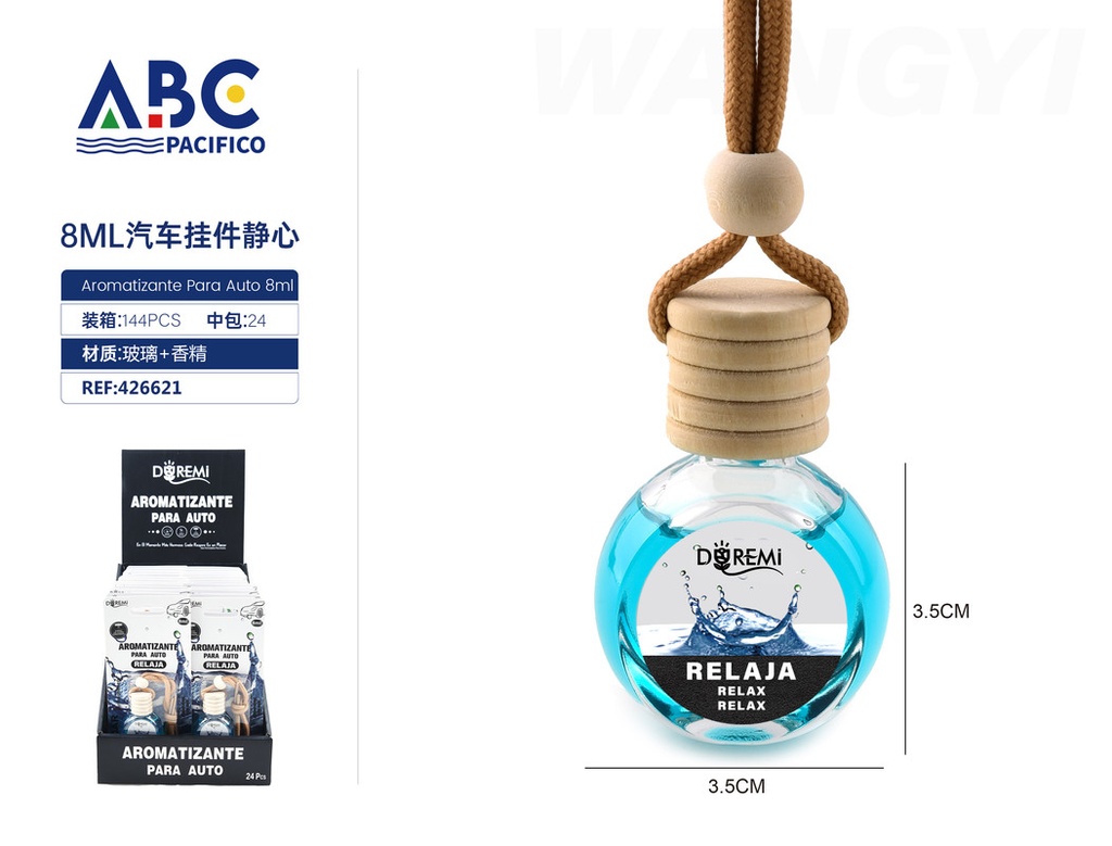 Aromatizante de coche de 8 ml, obón