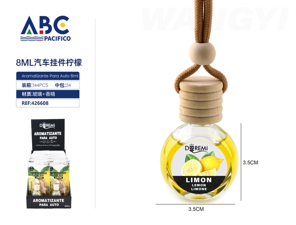 Aromatizante de coche de 8 ml limón lemon