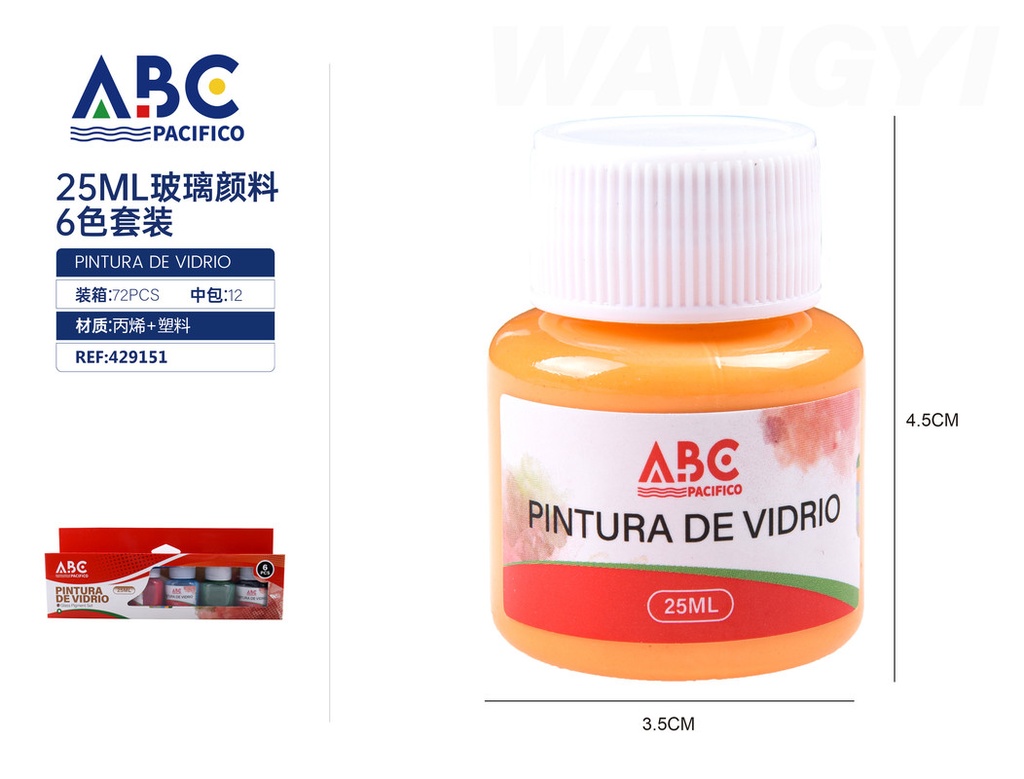 Pintura de vidrio 25ml