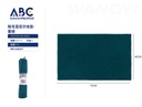 Tapete rectangular de tela para baño verde 45*70cm