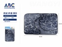 Juego de fundas para baño estampado 3 piezas 50*80cm