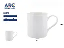 Taza de cerámica blanca 350ml, 8*9.3cm