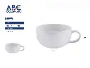 Taza de cerámica blanca de 800ml, 15*8cm