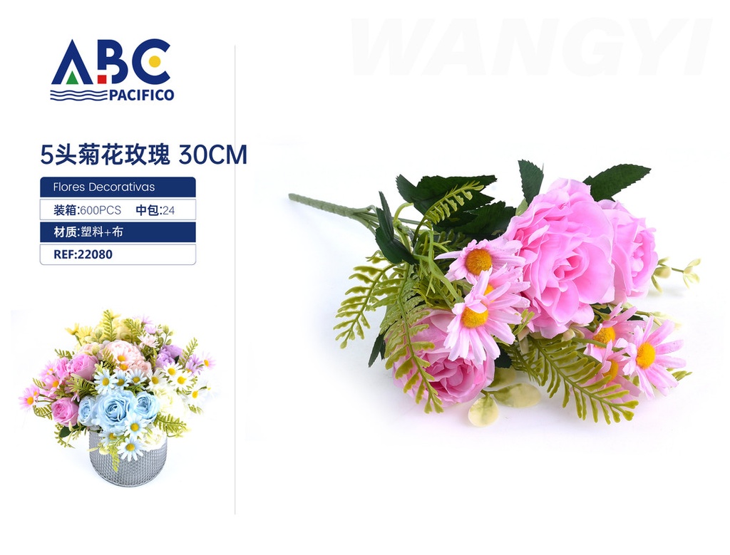 Flores artificiales decorativas