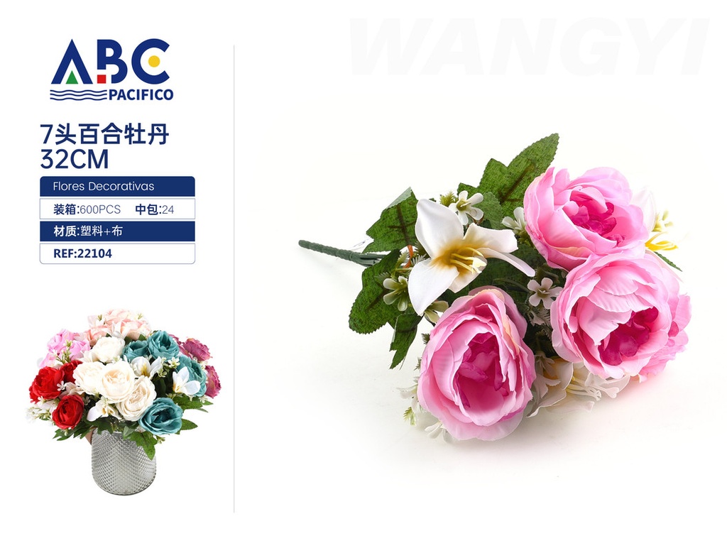 Flores artificiales decorativas