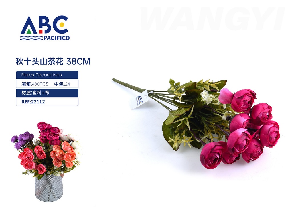 Flores artificiales decorativas