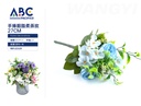 Flores artificiales decorativas