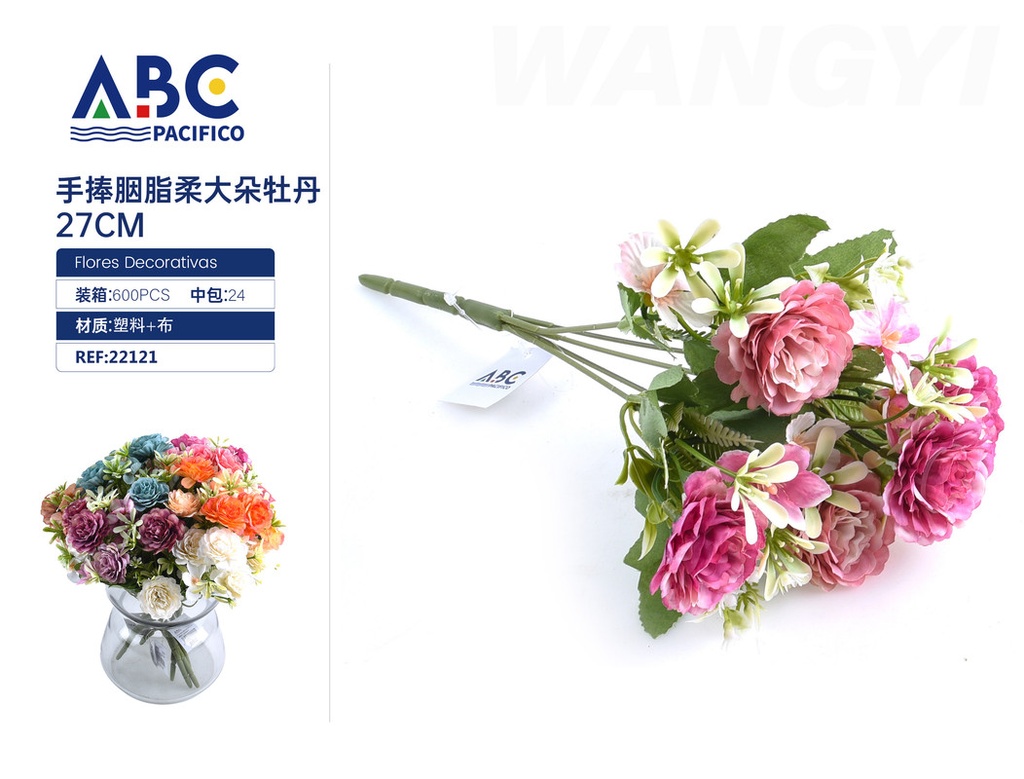 Flores artificiales decorativas