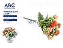 Flores artificiales decorativas
