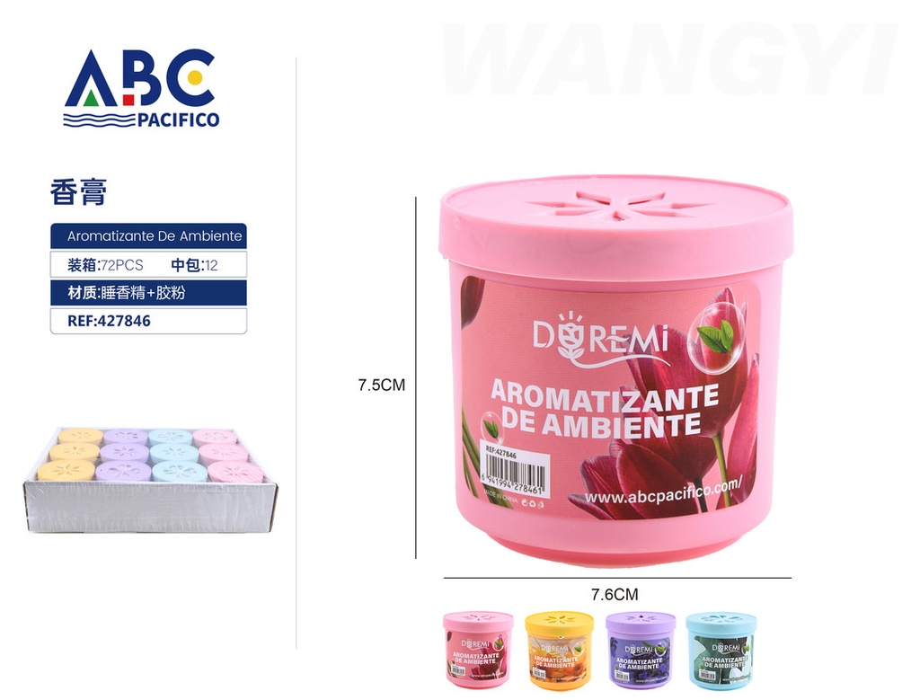 Aromatizante de ambiente, bálsamo sólido