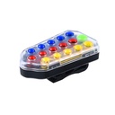 Luz trasera para bicicleta, 3 colores
