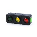 Luz trasera para bicicleta, 3 colores