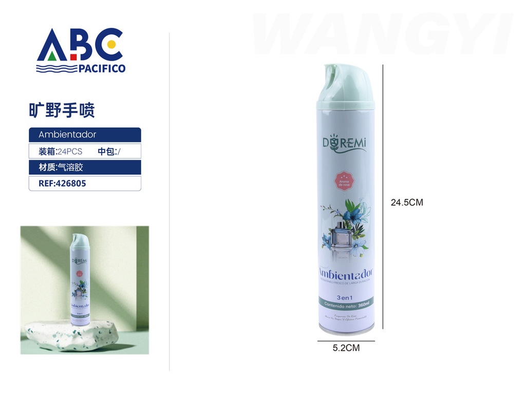 Ambientador Spray de manos de 360 ml (Wilderness)