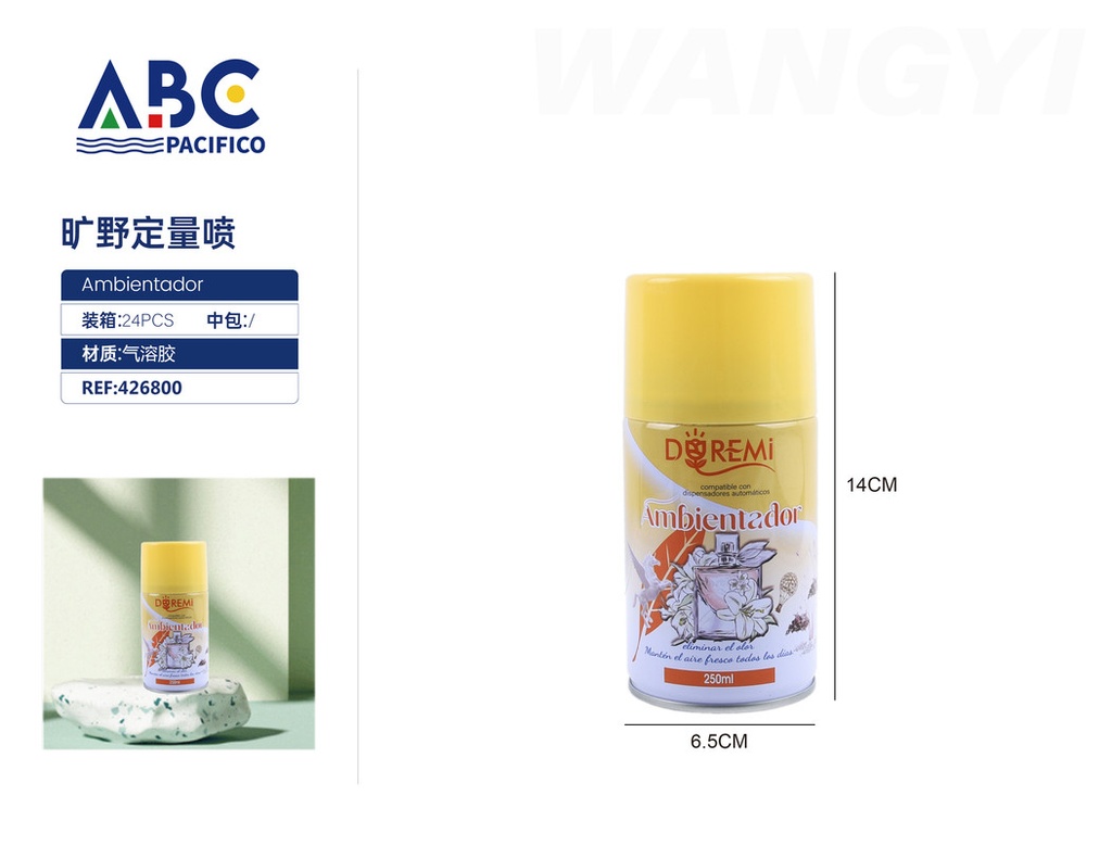 Ambientador 250 ml (Wilderness) spray cuantitativo