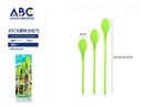 Set de cucharas para ensalada de plástico 3 piezas