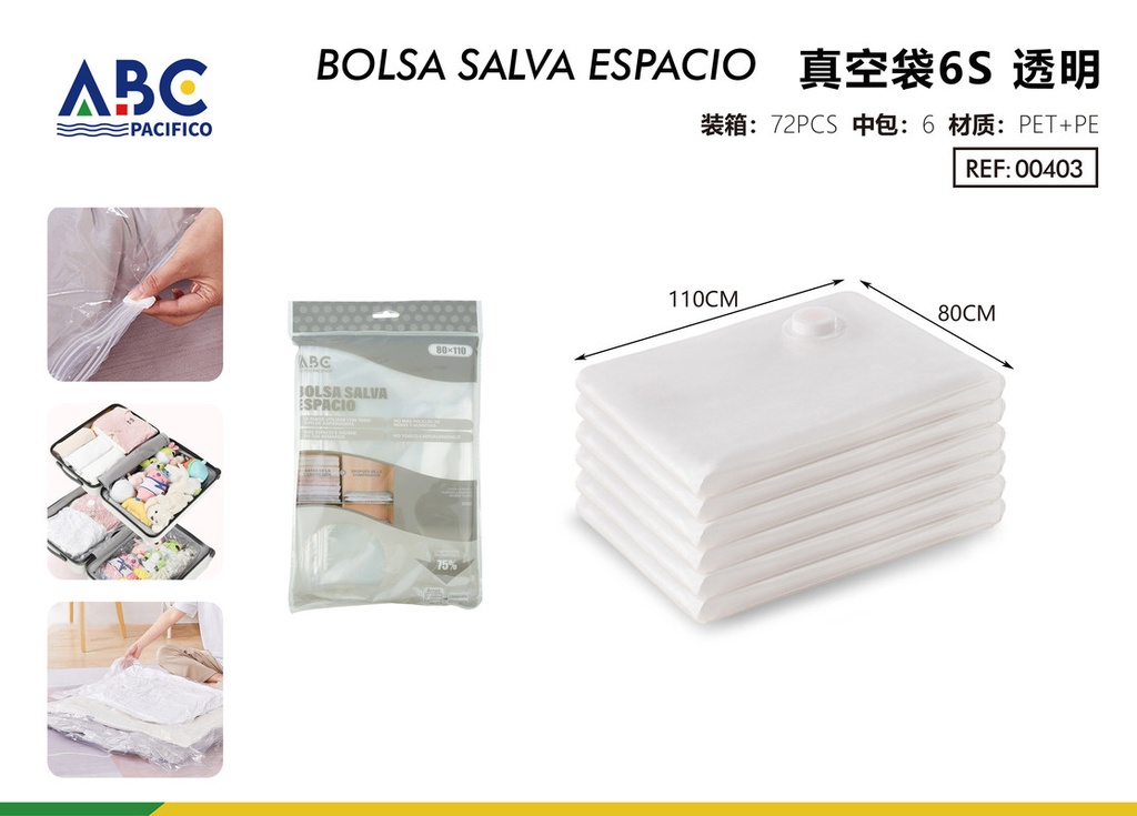 Bolsa salva espacios 80*110cm