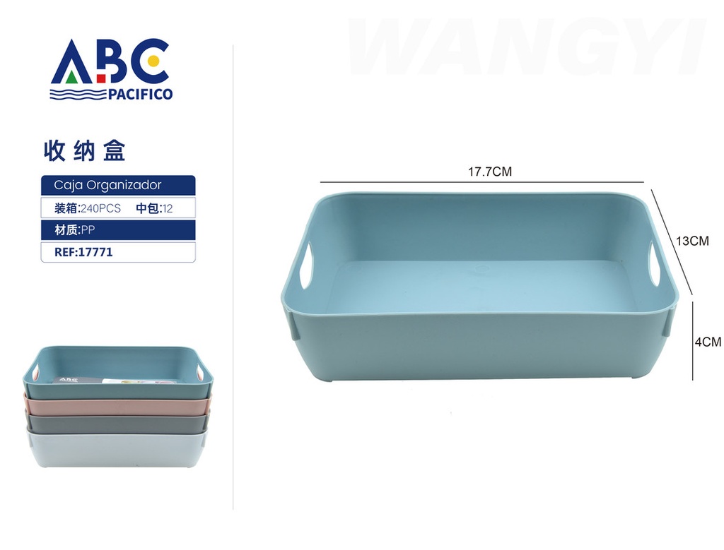 Caja de almacenamiento 17.7*13*4cm