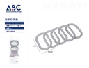 Ganchos para cortina de ducha 6*4.2cm