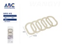 Ganchos para cortina de ducha 6*4.2cm