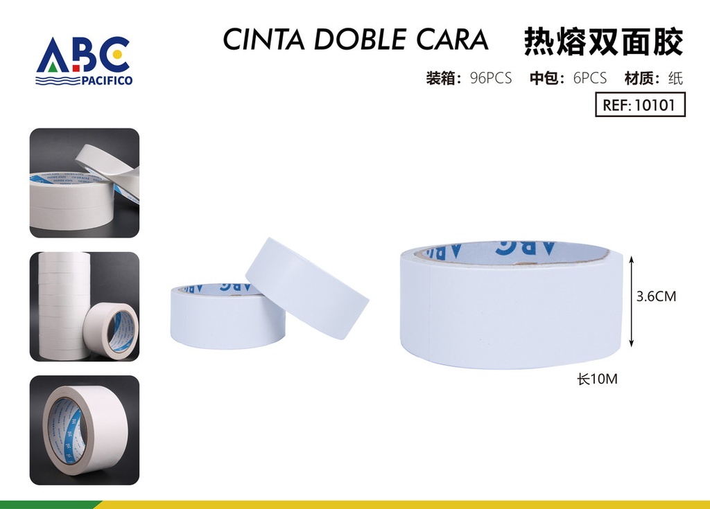 [10101] Cinta doble cara 3.6*10