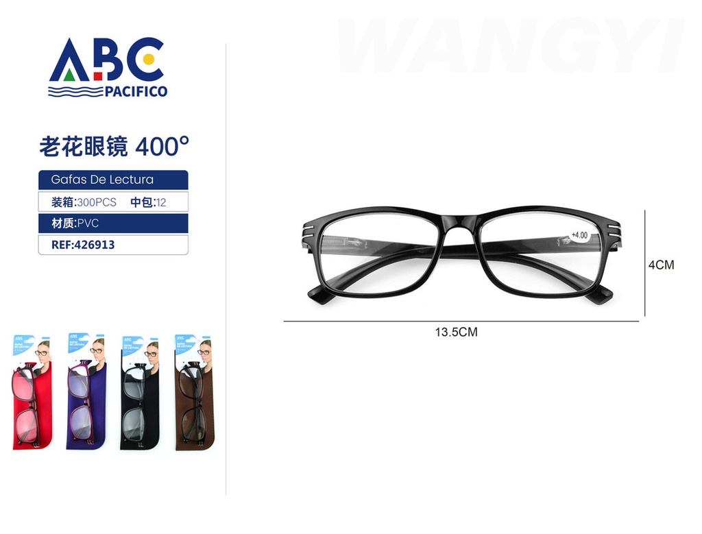 Lentes para lectura 400°