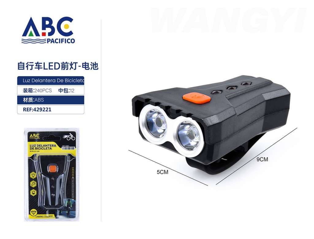 Luz delantera de bicicleta