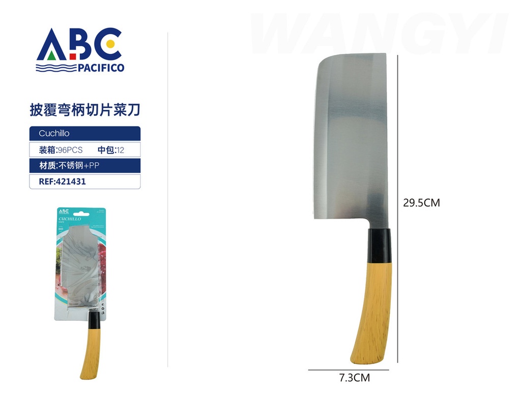 Cuchillo tipo hacha