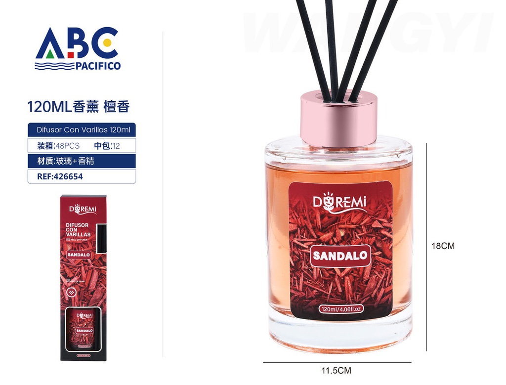 Difusor con varillas 120ml