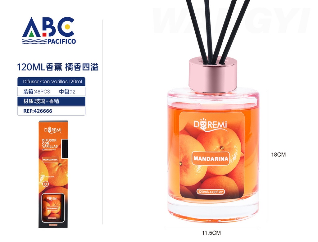 Difusor con varillas 120ml
