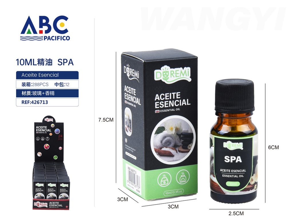 10ml de aceite esencial spa