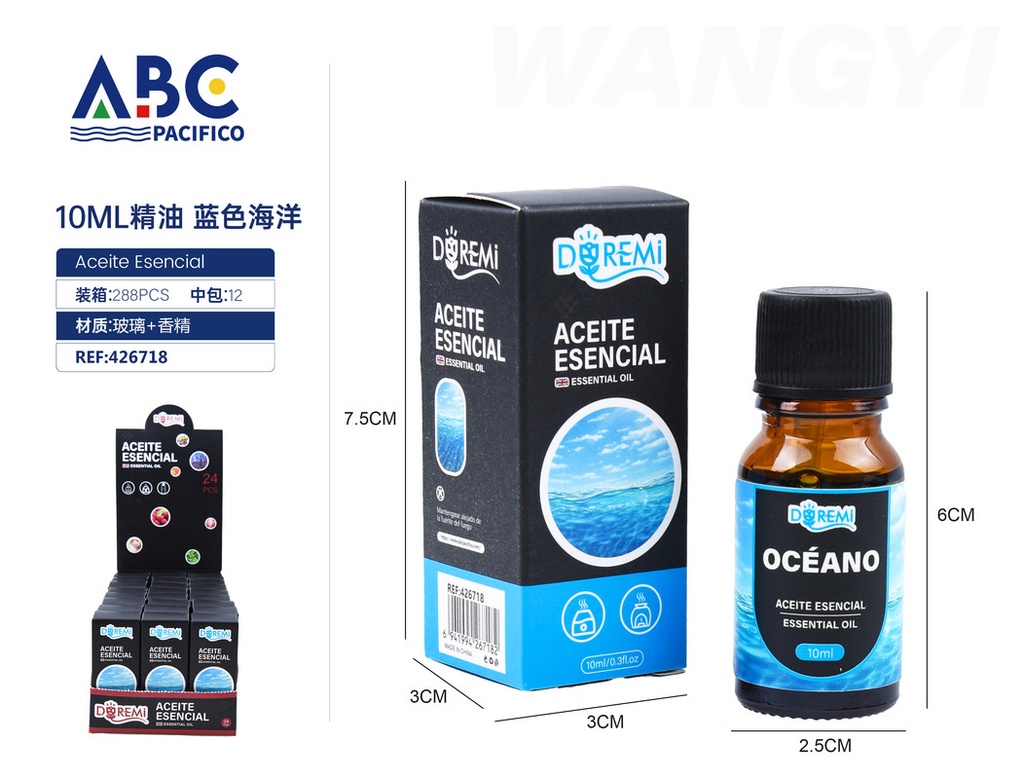 10ml aceite esencial océano azul