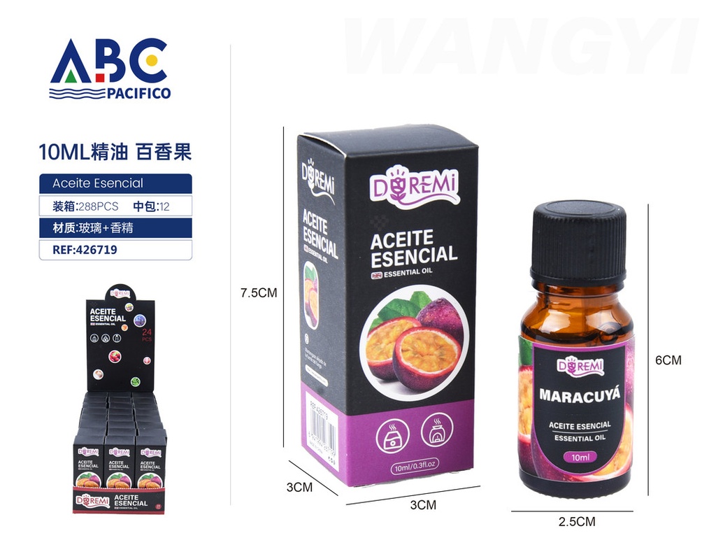 10ml de aceite esencial de maracuyá