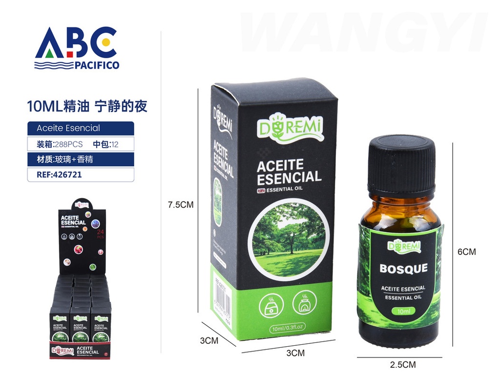 10 ml de aceite esencial para una noche tranquila pacífico