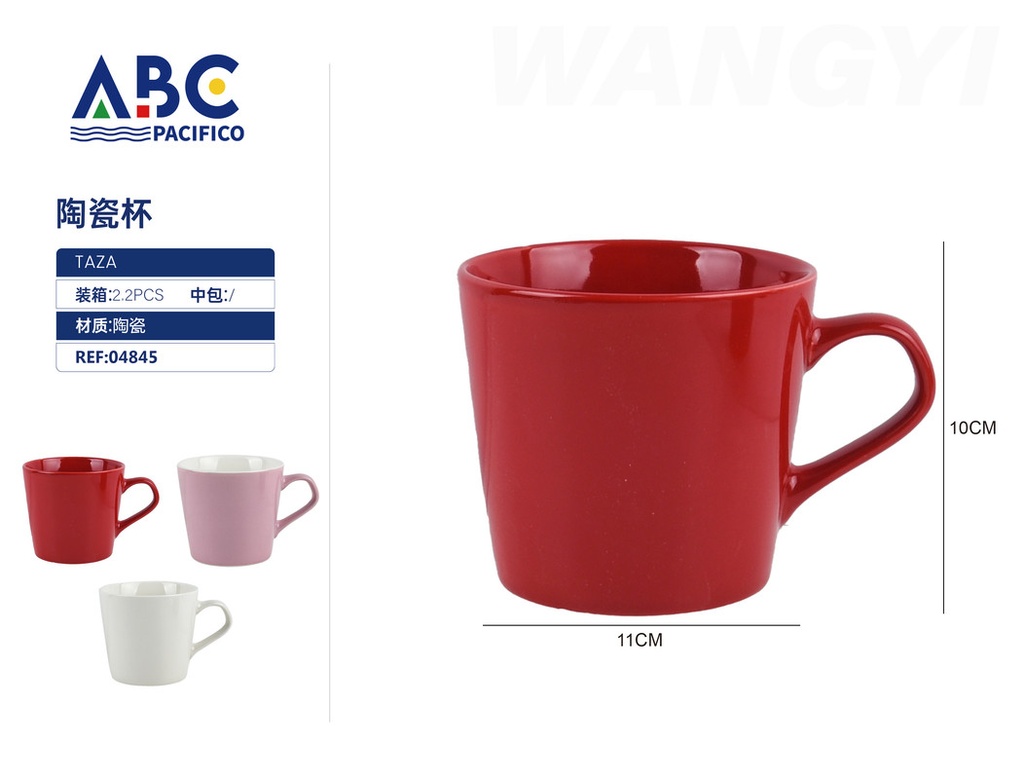 Taza de cerámica