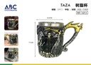 Taza de acero inoxidable con cubierta de resina 400ml