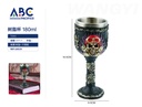 Copa de acero inoxidable con cubierta de resina 180ml