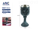 Copa de acero inoxidable con cubierta de resina 180ml