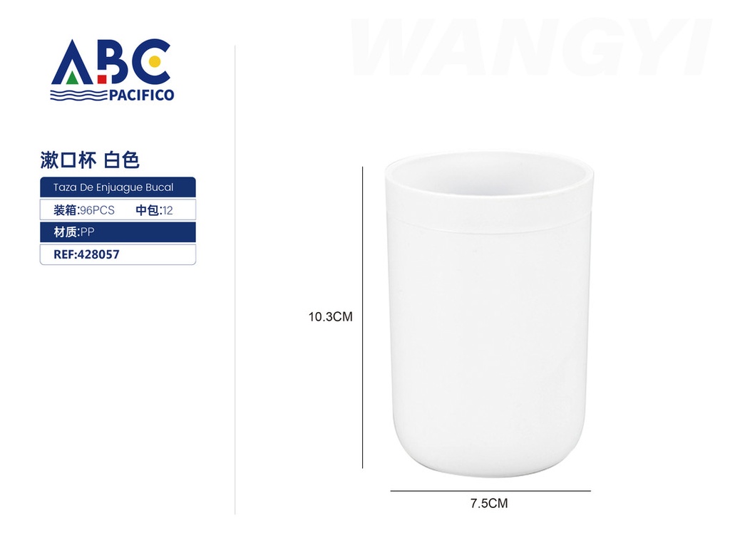 TAZA DE ENJUAGUE BUCAL