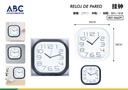 Reloj de pared liso 30cm