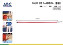 Poste de madera 120cm