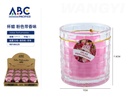 Vela perfumada en vaso (rosa con fragancia)