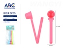Pinza para bolsa con forma de cuchara 3pzs de colores