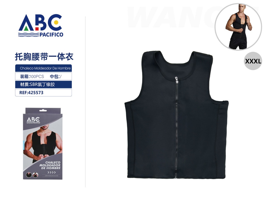 Chaleco moldeador de hombre XXXL