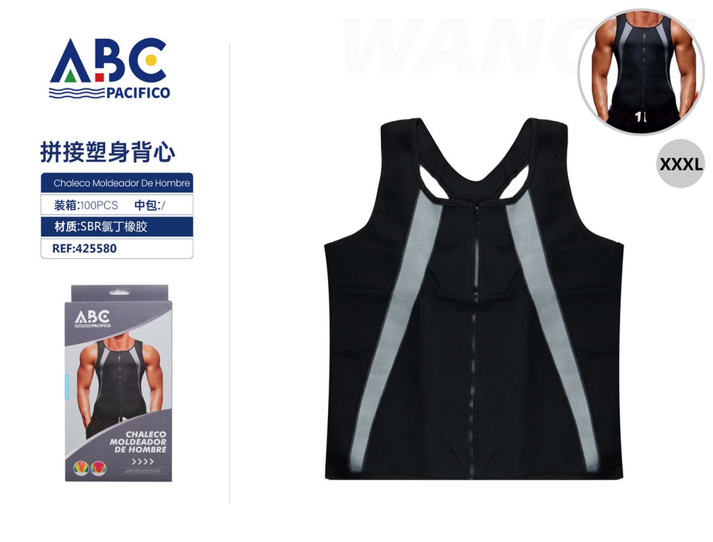 Chaleco moldeador de hombre XXXL