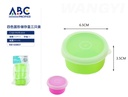 Caja de almacenamiento redonda, set de 3 piezas, 6.5*3.5cm