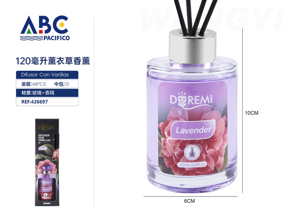 Difusor con varillas 120ml