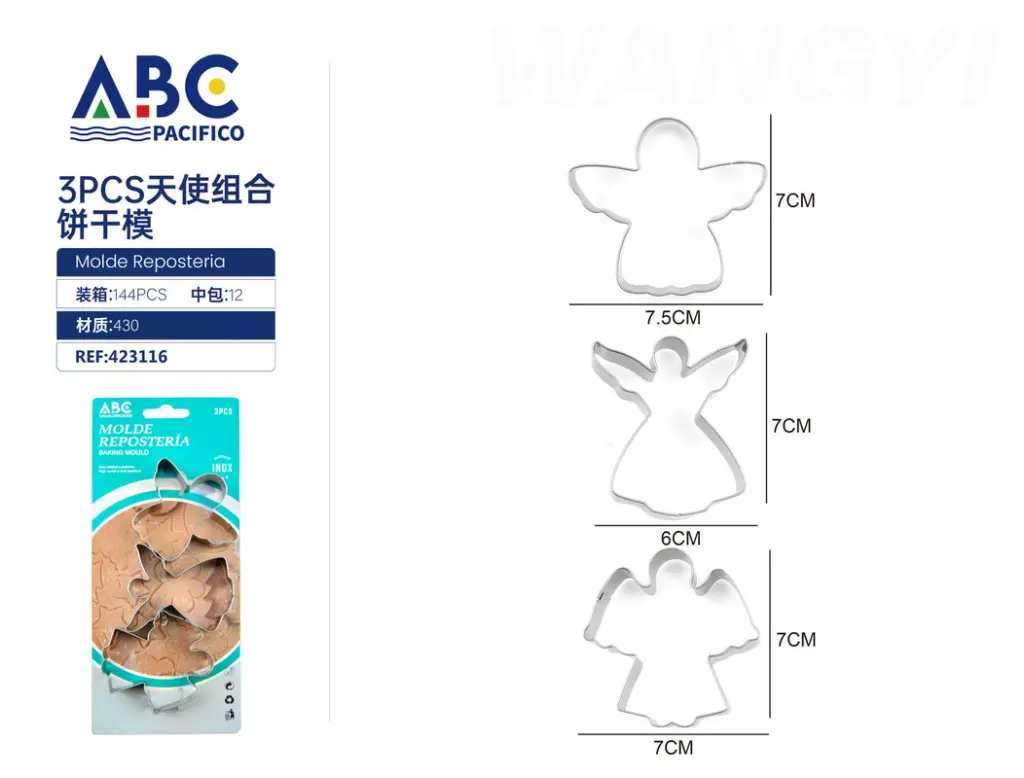 [423116] Molde repostería, moldes para galletas en forma de angeles, 6cm, 3pzs, angeles.webp