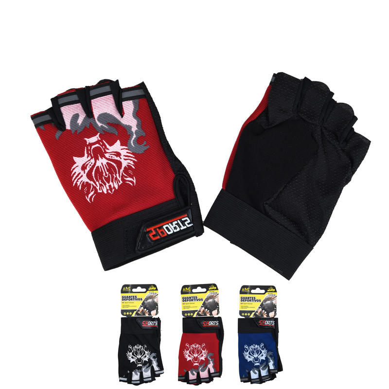 Guantes deportivos para bicicleta, unitalla