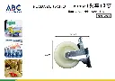 [10568] Llantas industriales blancas (frenos) de 3 pulgadas.webp