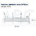 Perchero plateado recto 32*12cm